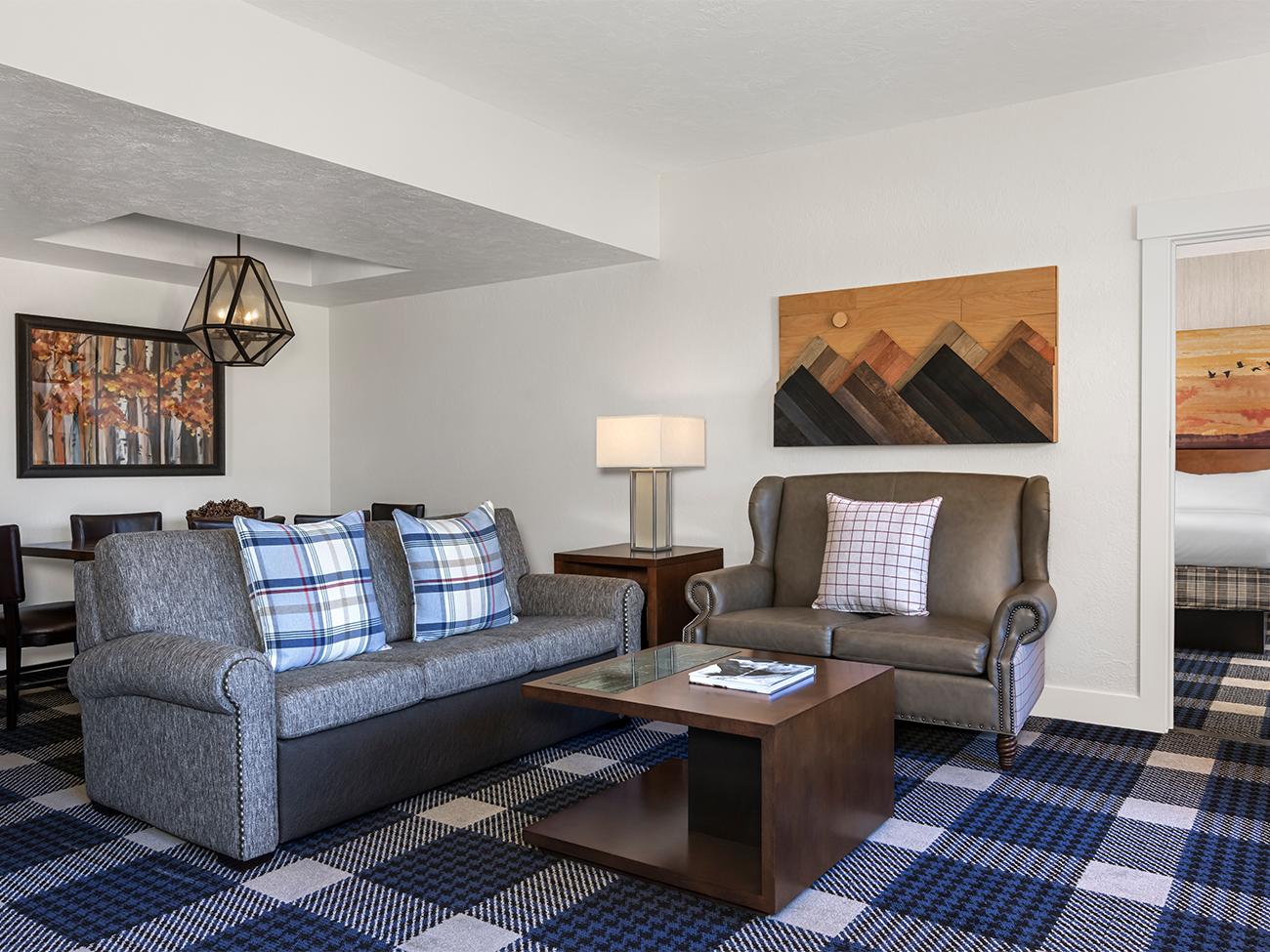 Living Room and Dining Room